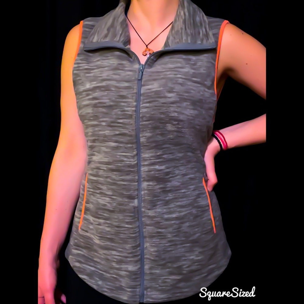 Like New! Full Zip Sleeveless Fleece Jacket Vest